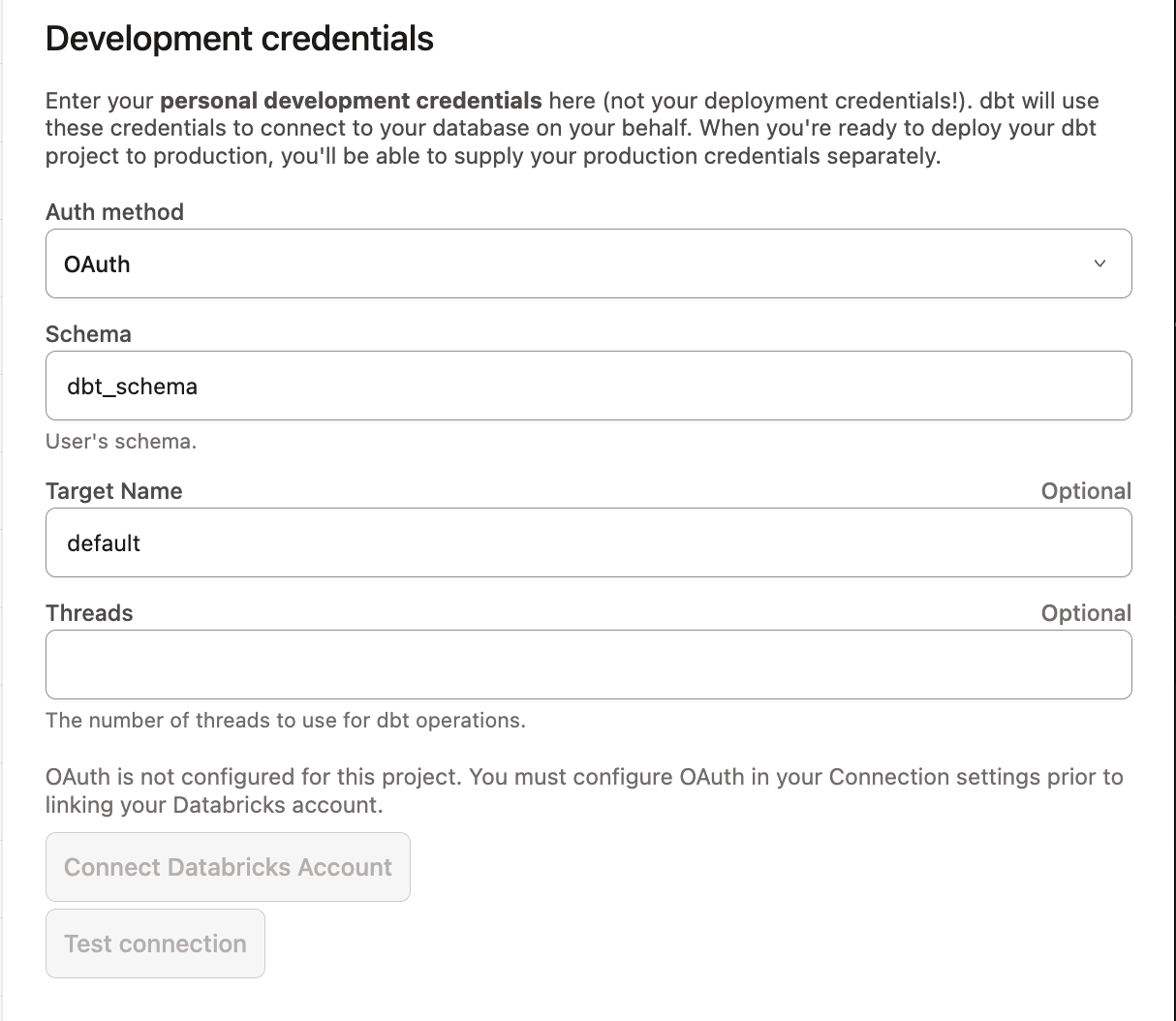 Connecting to Databricks from an IDE user profile Connecting to Databricks from an IDE user profile